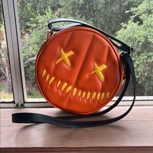 Orange Pumpkin Crossbody Bag